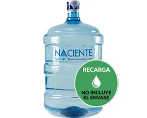 Líquido 5 galones agua purificada sin envase